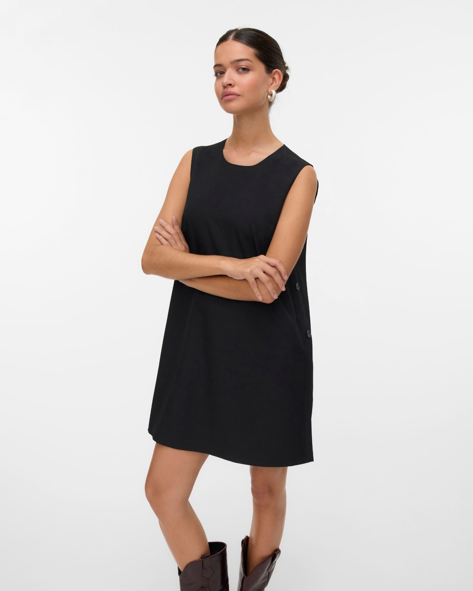 VMFAME BUTTONED MINI DRESS